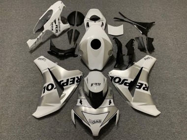 Mejores Carenados Moto Honda CBR1000RR 2008-2011 - Blanco Plata Negro Repsol
