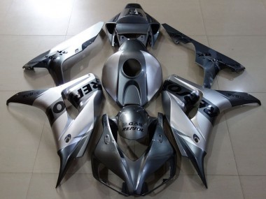 Mejores Carenados Moto Honda CBR1000RR 2006-2007 - Plata Gris Negro Repsol