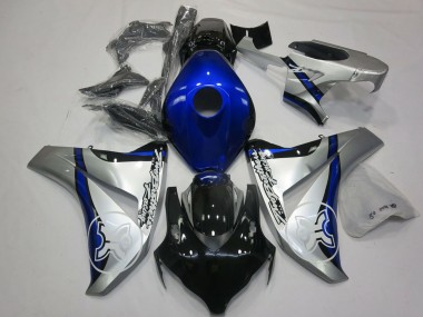 Mejores Carenados Moto Honda CBR1000RR 2008-2011 - Plata Azul Negro Brillante