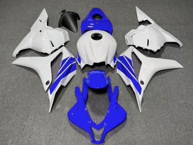 Mejores Carenados Moto Honda CBR600RR 2009-2012 - Blanco Azul Raya
