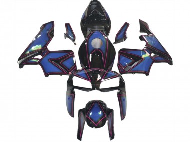 Mejores Carenados Moto Honda CBR600RR 2005-2006 - Azul Profundo Rosa OutLínea