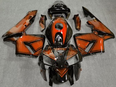 Mejores Carenados Moto Honda CBR600RR 2005-2006 - Naranja Profundo