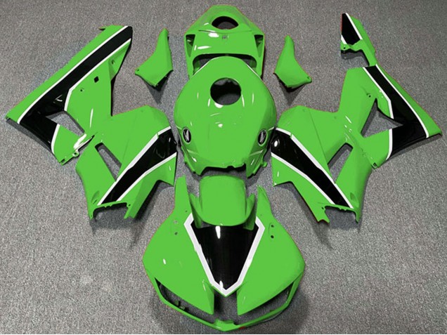 Mejores Carenados Moto Honda CBR600RR 2013-2026 - Verde Blanco Negro Brillante