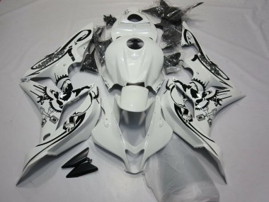 Mejores Carenados Moto Honda CBR600RR 2007-2008 - Blanco Negro
