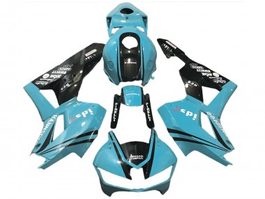 Mejores Carenados Moto Honda CBR600RR 2013-2023 - Azul Claro Negro Brillante