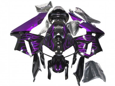Mejores Carenados Moto Honda CBR600RR 2005-2006 - Púrpura Llama