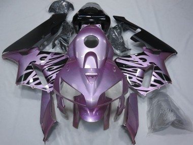 Mejores Carenados Moto Honda CBR600RR 2005-2006 - Rose Púrpura Llama