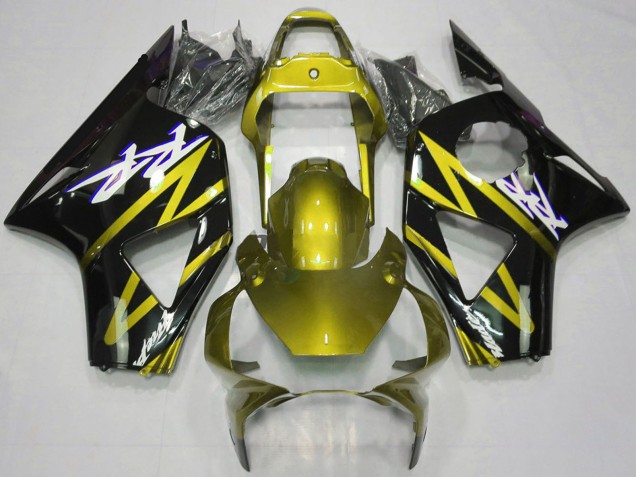 Mejores Carenados Moto Honda CBR954RR 2002-2003 - Amarillo Eléctrico Negro Brillante
