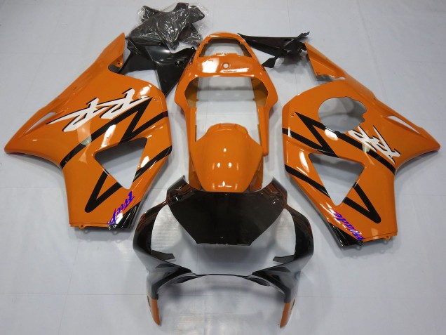 Mejores Carenados Moto Honda CBR954RR 2002-2003 - Naranja Oscuro Negro Brillante