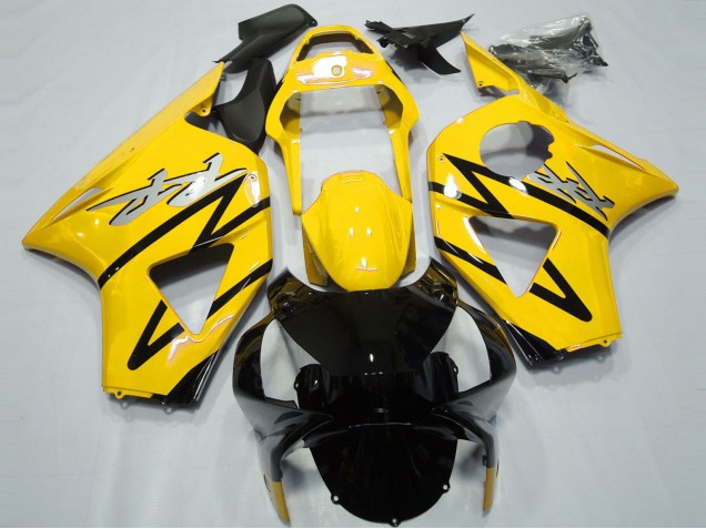 Mejores Carenados Moto Honda CBR954RR 2002-2003 - Amarillo Negro Brillante CBR Estilo