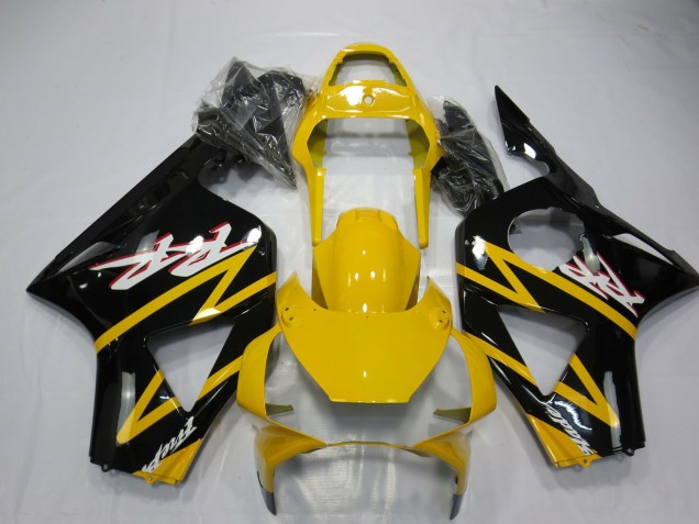 Mejores Carenados Moto Honda CBR954RR 2002-2003 - Amarillo Negro Brillante