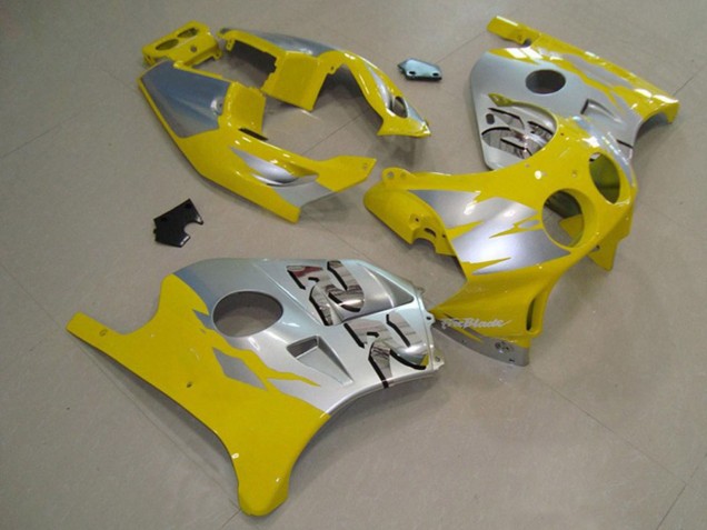 Mejores Carenados Moto Honda CBR250RR 1990-1998 - Plata Amarillo