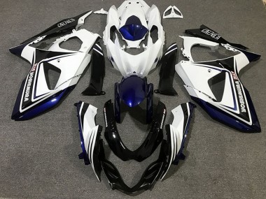 Mejores Carenados Moto Suzuki GSXR 1000 2009-2016 - Azul Blanco Negro