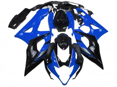 Mejores Carenado Moto Suzuki GSXR 1000 2005-2006 - Azul Negro Brillante