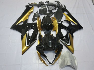 Mejores Carenados Moto Suzuki GSXR 1000 2005-2006 - Oro Negro