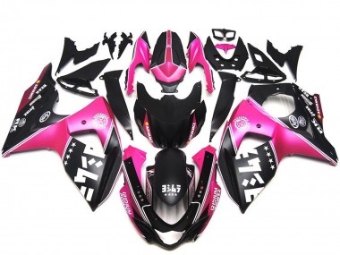 Mejores Carenados Moto Suzuki GSXR 1000 2009-2016 - Rosa Negro
