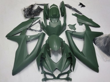 Mejores Carenados Moto Suzuki GSXR 600 / GSXR 750 2008-2010 - Verde Militar