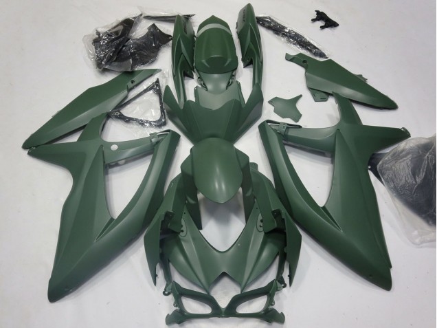 Mejores Carenados Moto Suzuki GSXR 600 / GSXR 750 2008-2010 - Verde Militar