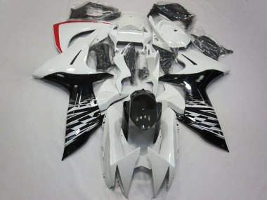 Mejores Carenados Moto Suzuki GSXR 600 / GSXR 750 2011-2024 - Blanco Negro Brillante Rojo