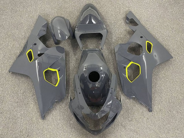 Mejores Carenados Moto Suzuki GSXR 600 / GSXR 750 2004-2005 - Nardo Gris Neon Amarillo