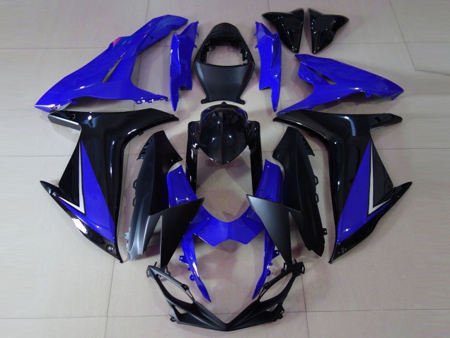 Mejores Carenados Moto Suzuki GSXR 600 / GSXR 750 2011-2024 - Azul Negro Brillante