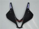 Mejores Carenados Moto Honda CBR600RR 2007-2008 - Negro Mate Plata Gris Repsol