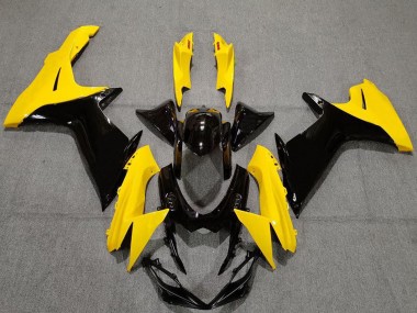 Mejores Carenados Moto Suzuki GSXR 600 / GSXR 750 2011-2024 - Amarillo Negro Brillante