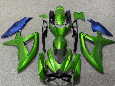 Mejores Carenados Moto Suzuki GSXR 600 / GSXR 750 2008-2010 - Verde Azul