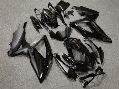 Mejores Carenados Moto Suzuki GSXR 600 / GSXR 750 2008-2010 - Negro Brillante Negro Mate