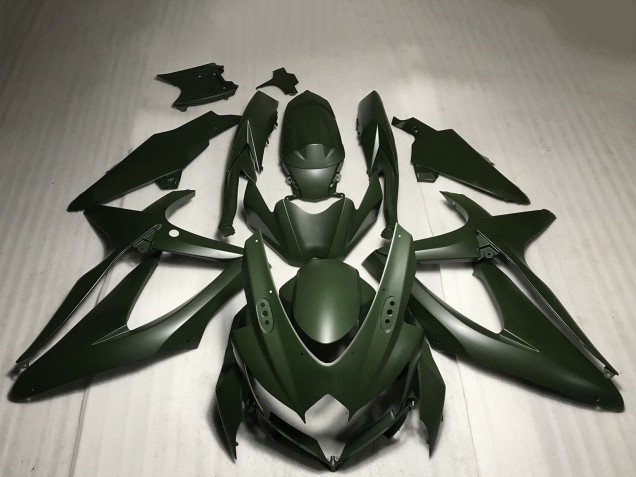 Mejores Carenados Moto Suzuki GSXR 600 / GSXR 750 2008-2010 - Verde Mate
