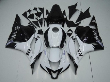 Mejores Carenado Moto Honda CBR600RR 2009-2012 - Blanco Negro Brillante Repsol