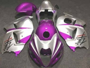 Mejores Carenados Moto Suzuki GSXR 1300 1996-2007 - Rosa Brillante Plata