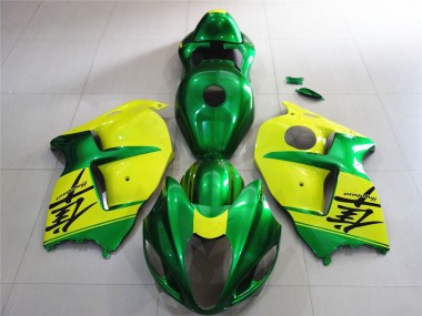 Mejores Carenados Moto Suzuki GSXR 1300 1996-2007 - Verde Amarillo