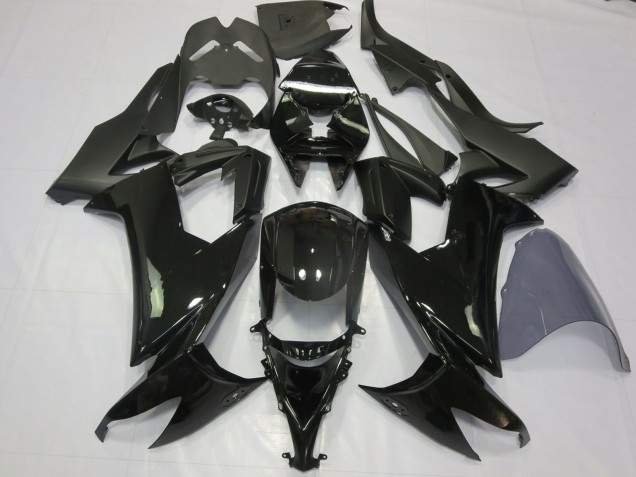 Mejores Carenados Moto Kawasaki ZX10R 2008-2010 - Negro Brillante Negro Mate