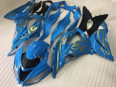 Mejores Carenados Moto Kawasaki ZX10R 2016-2020 - Azul Oro