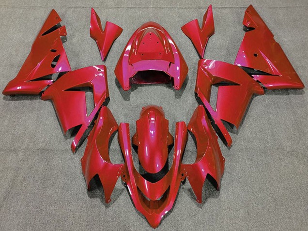 Mejores Carenados Moto Kawasaki ZX10R 2004-2005 - Rojo Brillante