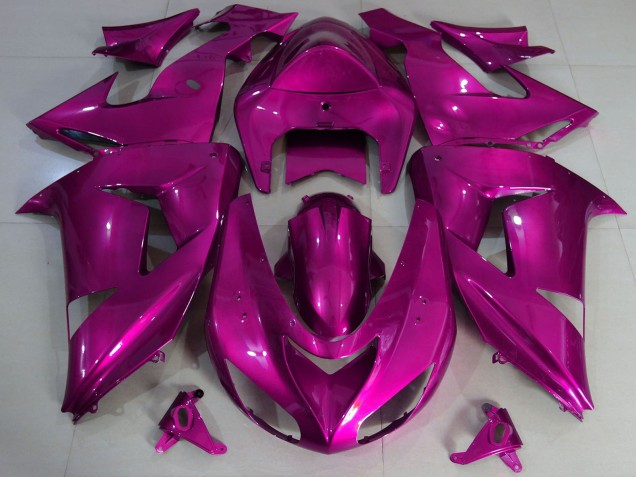 Mejores Carenados Moto Kawasaki ZX10R 2006-2007 - Púrpura