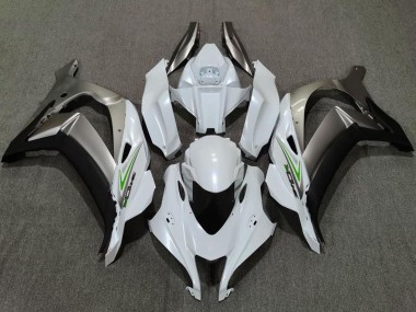 Mejores Carenados Moto Kawasaki ZX10R 2016-2020 - Blanco Perla Plata