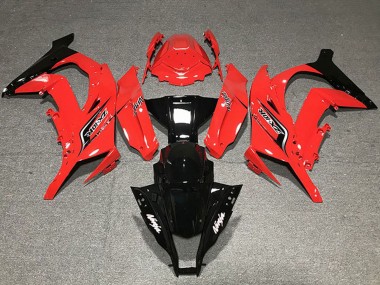 Mejores Carenados Moto Kawasaki ZX10R 2011-2015 - Rojo Negro Brillante