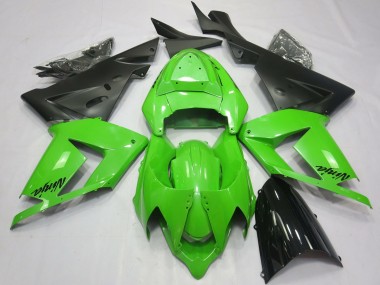 Mejores Carenados Moto Kawasaki ZX10R 2004-2005 - Lleno Verde