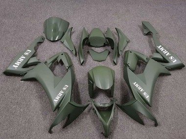 Mejores Carenados Moto Kawasaki ZX10R 2008-2010 - US Verde Militar