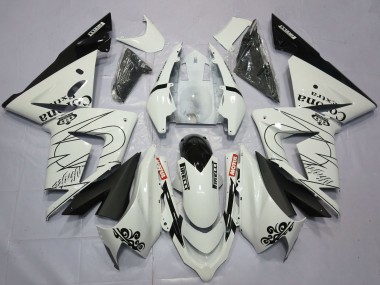 Mejores Carenados Moto Kawasaki ZX10R 2004-2005 - Blanco Corona