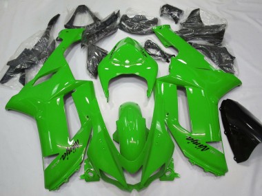 Mejores Carenados Moto Kawasaki ZX6R 2007-2008 - Verde Brillante