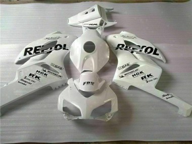 Mejores Carenados Moto Honda CBR1000RR 2004-2005 - Blanco Negro Repsol