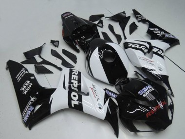 Mejores Carenados Moto Honda CBR1000RR 2004-2005 - Blanco Negro Brillante Repsol