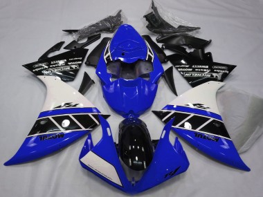 Mejores Carenados Moto Yamaha R1 2012-2014 - Blanco Azul Negro Brillante