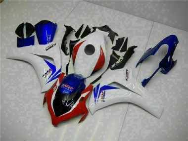 Mejores Carenado Moto Honda CBR1000RR 2008-2011 - Blanco Rojo Azul HRC
