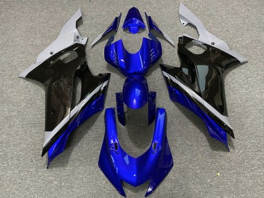 Mejores Carenados Moto Yamaha R6 2017-2023 - Gris Azul Negro Brillante