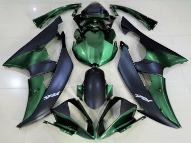 Mejores Carenados Moto Yamaha R6 2008-2016 - Verde Negro Mate