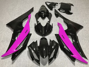 Mejores Carenados Moto Yamaha R6 2008-2016 - Rosa Negro Brillante